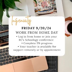 Work From Home Day Flyer